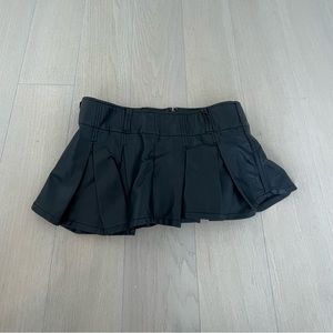 Faux Leather Free People Skort